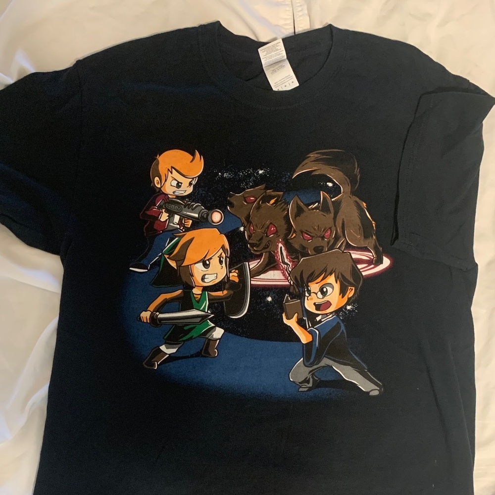 Zelda , Harry Potter, and Guardians of the Galaxy t-shirt mens medium